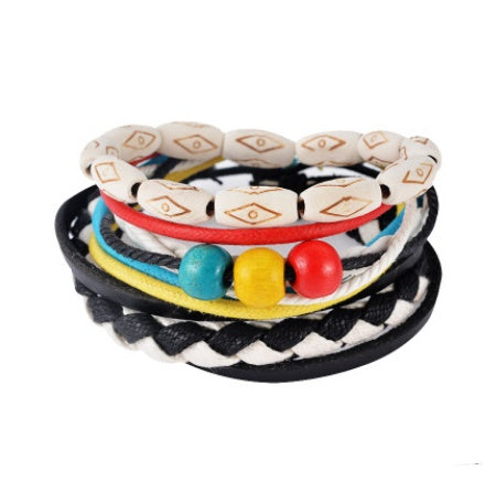 Bead Punk Wrap Bracelet