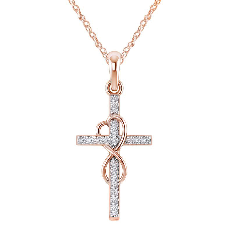 Eight-character Cross Necklace