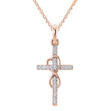 Eight-character Cross Necklace