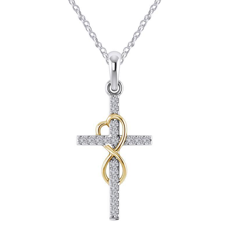 Eight-character Cross Necklace