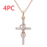Eight-character Cross Necklace