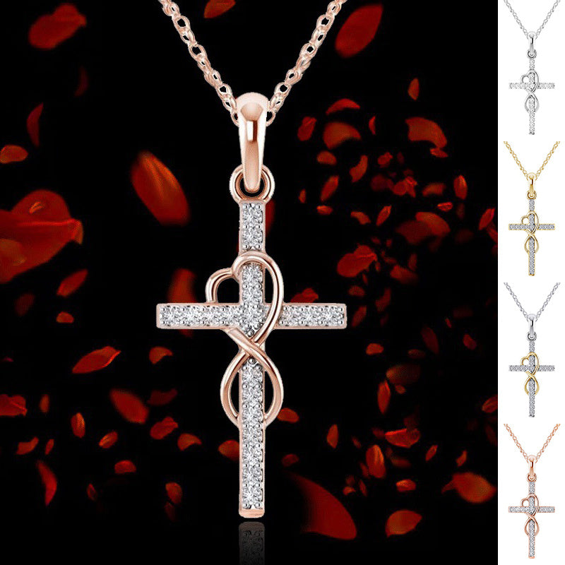 Eight-character Cross Necklace