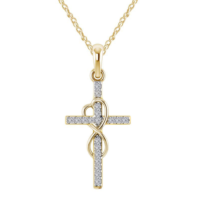Eight-character Cross Necklace