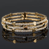 Love Handmade Three-row Bracelet