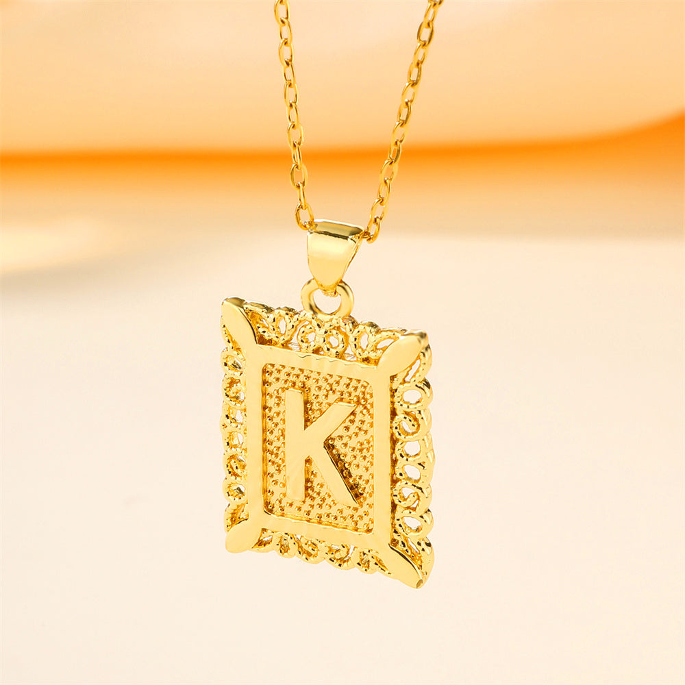 A-Z Letter Charm Necklace