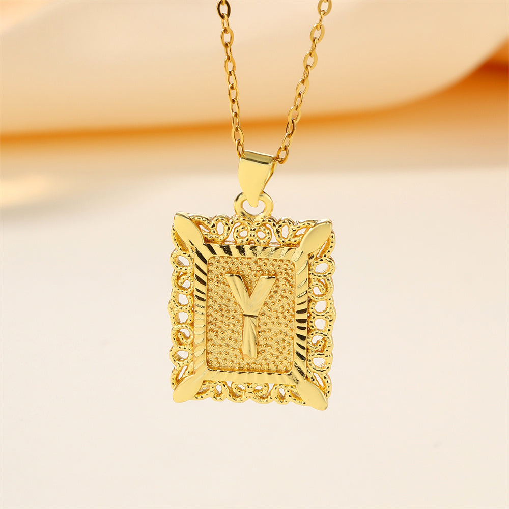 A-Z Letter Charm Necklace