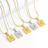Alphabet Hollow Out Necklace