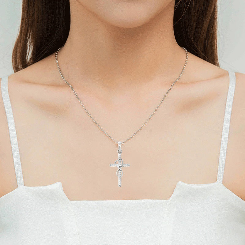 Eight-character Cross Necklace