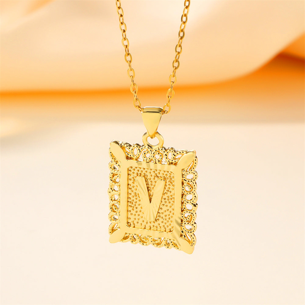 A-Z Letter Charm Necklace