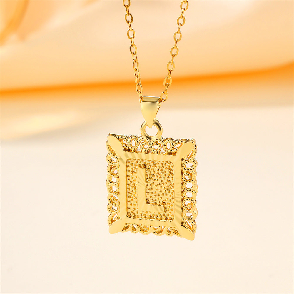 A-Z Letter Charm Necklace