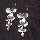 Silver Petals Necklace And Earrings
