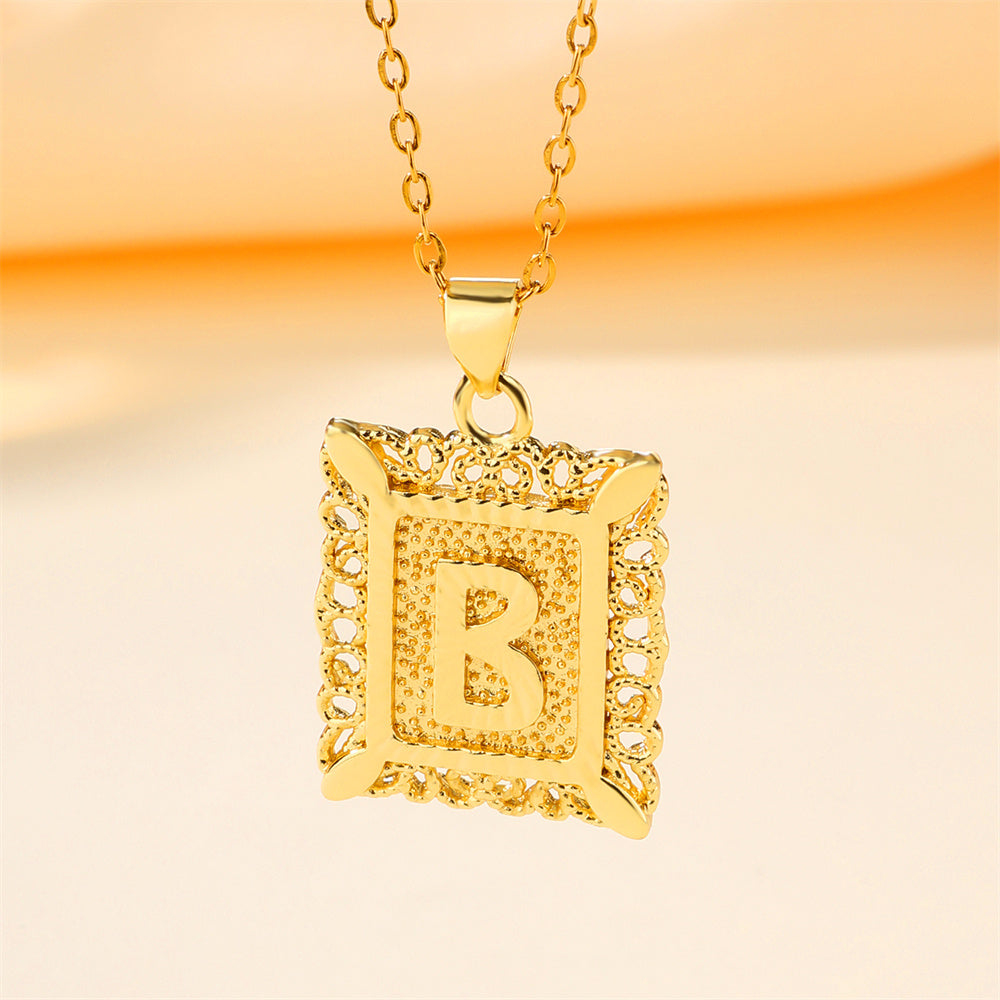 A-Z Letter Charm Necklace