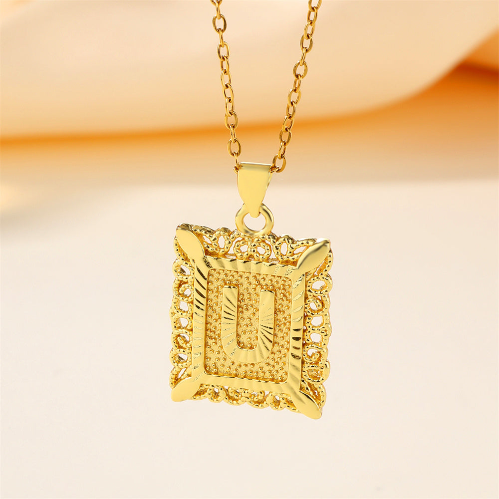 A-Z Letter Charm Necklace