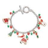 Tree Santa Claus Pendant Bracelet