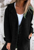 Lapel Single Breasted Cardigan Outwear Coat