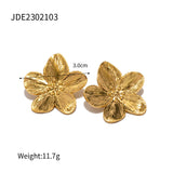Golden Flower Ornament Jewelry Set