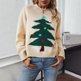 Christmas Tree Pullover Loose Sweater