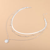 Multi-layer Lotus Pendant Necklace