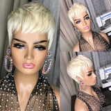 Golden Synthetic Fluffy Silk Wig