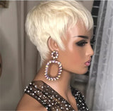 Golden Synthetic Fluffy Silk Wig