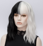 Kinky Cosplay White Straight Wig