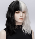 Kinky Cosplay White Straight Wig