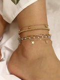 Ornaments Bead Anklet