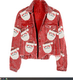 Corduroy Rugby Sequined Jacket