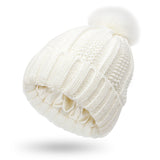 Stretchy Satin Lined Skull Knit Hats