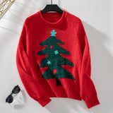 Christmas Tree Pullover Loose Sweater