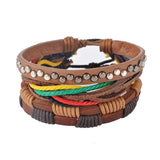 Bead Punk Wrap Bracelet