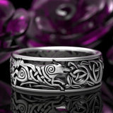 Viking Wolf Celtic Werewolf Ring