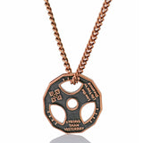 Sports Barbell Necklace