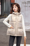 Westernized Hooded Vest Coat