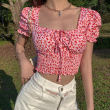 Small Floral T-shirt Top