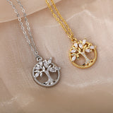 Hollow Tree Of Life Necklace