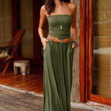 Holiday Style Tube Top Dress