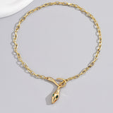 Snake Series Diamond-studded Necklace