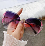 Net Red Trendy Sunscreen And Anti-ultraviolet Glasses