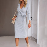 Tatrey Knitted Tied Dress