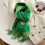 Double-sided Artificial Cashmere Scarf