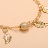 Small Leaves Anklet