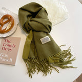 Double-sided Artificial Cashmere Scarf