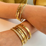 Star Buckle Steel Bracelet