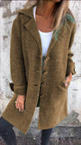 Lapel Single Breasted Cardigan Outwear Coat