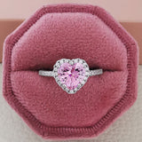 Charm Cubic Shape Stone Ring