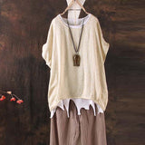 Casual Loose Linen Top