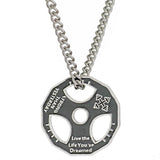 Sports Barbell Necklace