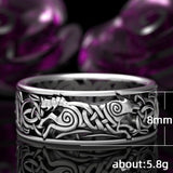 Viking Wolf Celtic Werewolf Ring