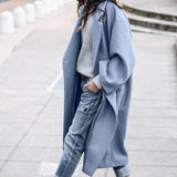 Casual Long Jacket With Pockets